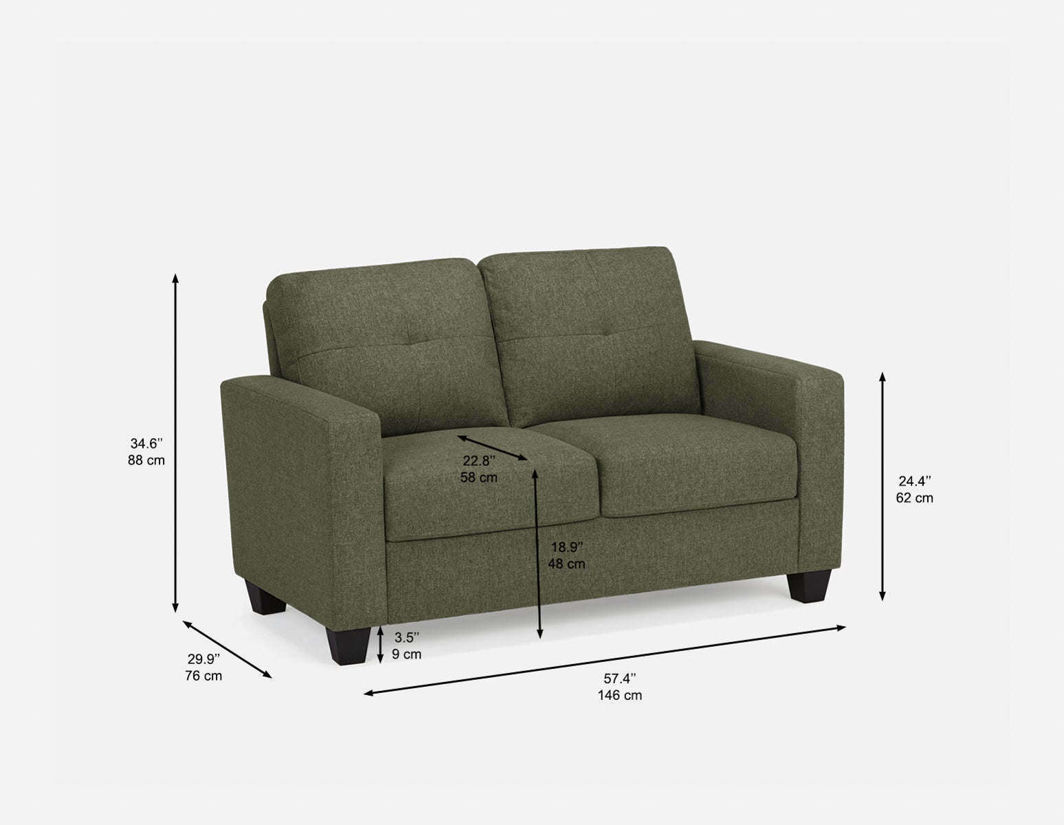 ERIN loveseat undefined