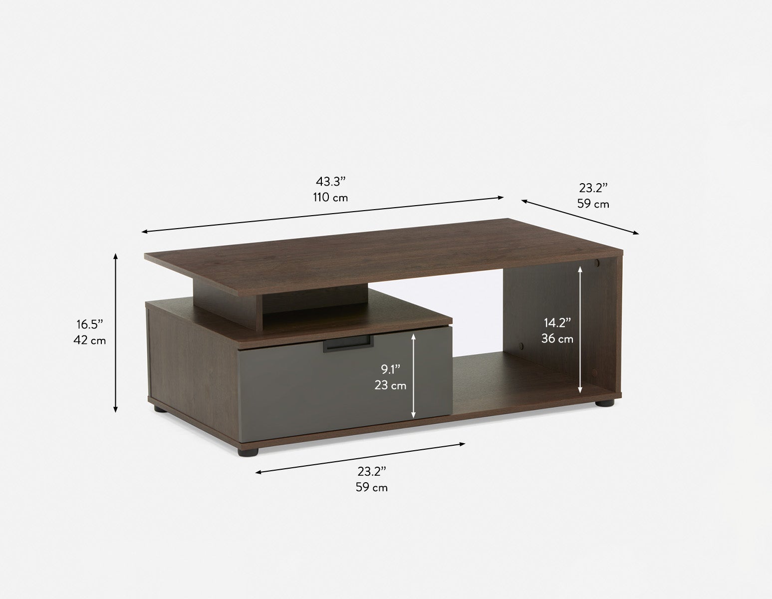 OZZY contemporary coffee table undefined