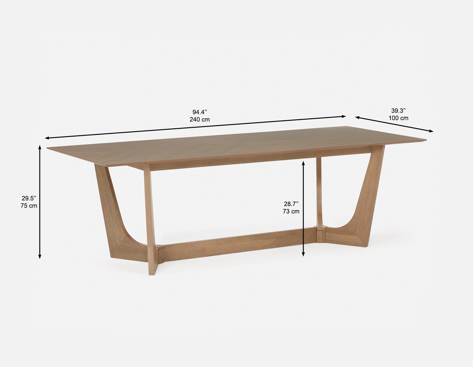 HANNA table de salle à manger 240 cm undefined