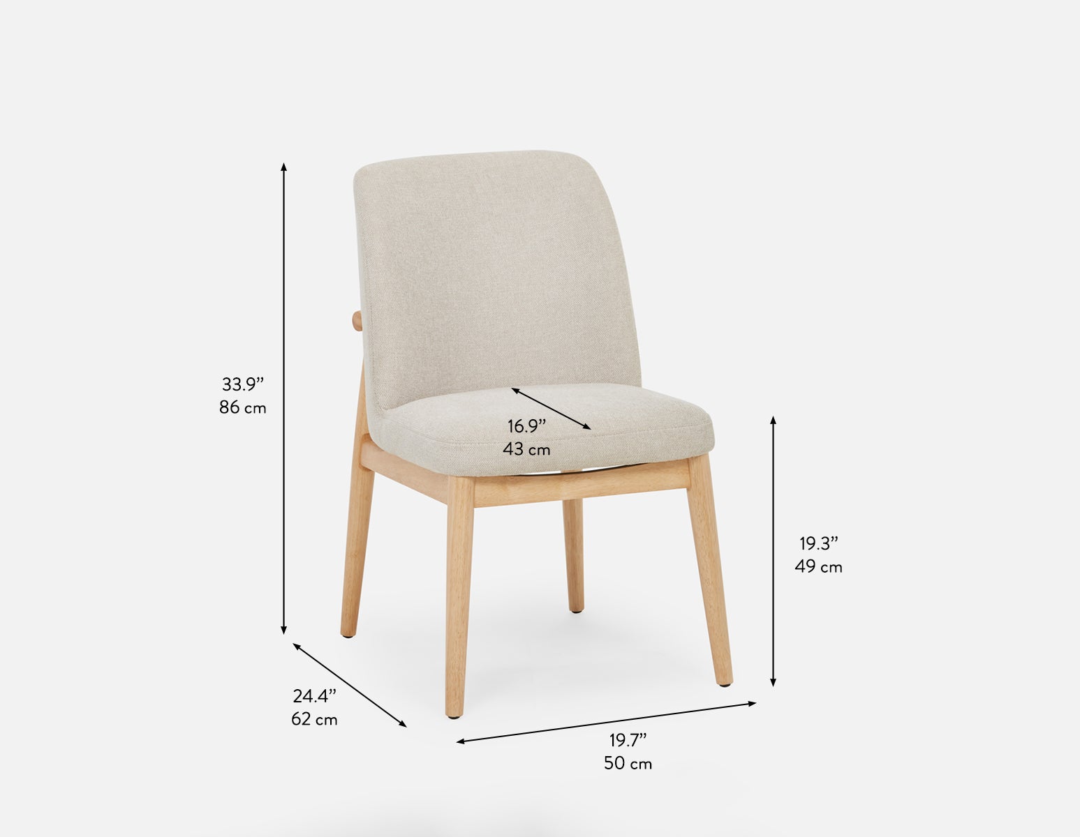 SOLENE modern scandinavian dining chair undefined