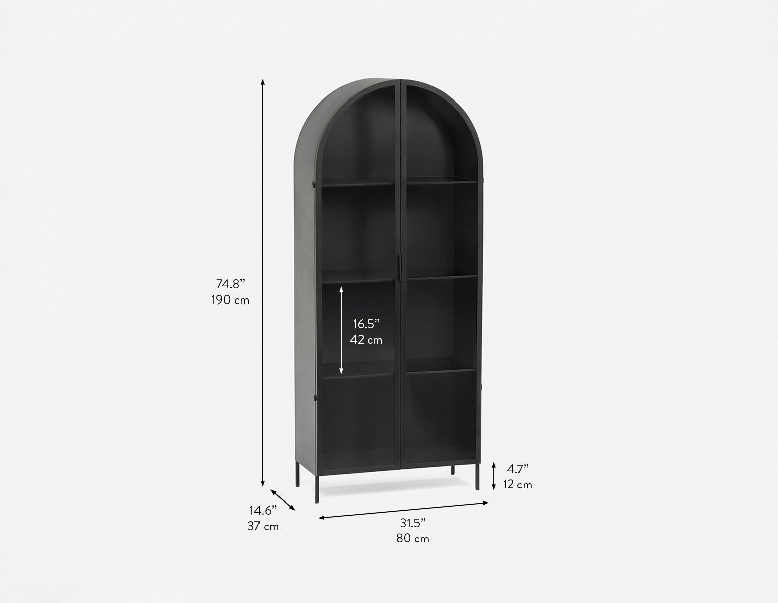 ZELDA armoire industrielle vintage en fer 82 cm undefined