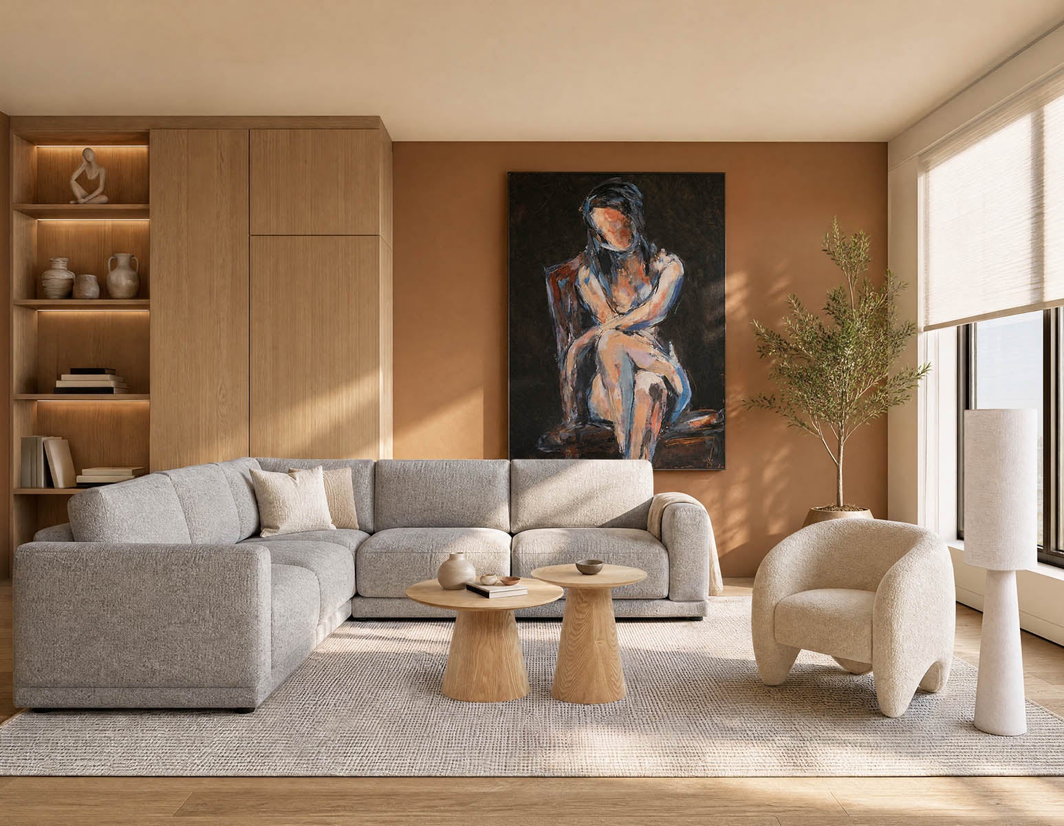 LINDA floor lamp 144 cm height undefined