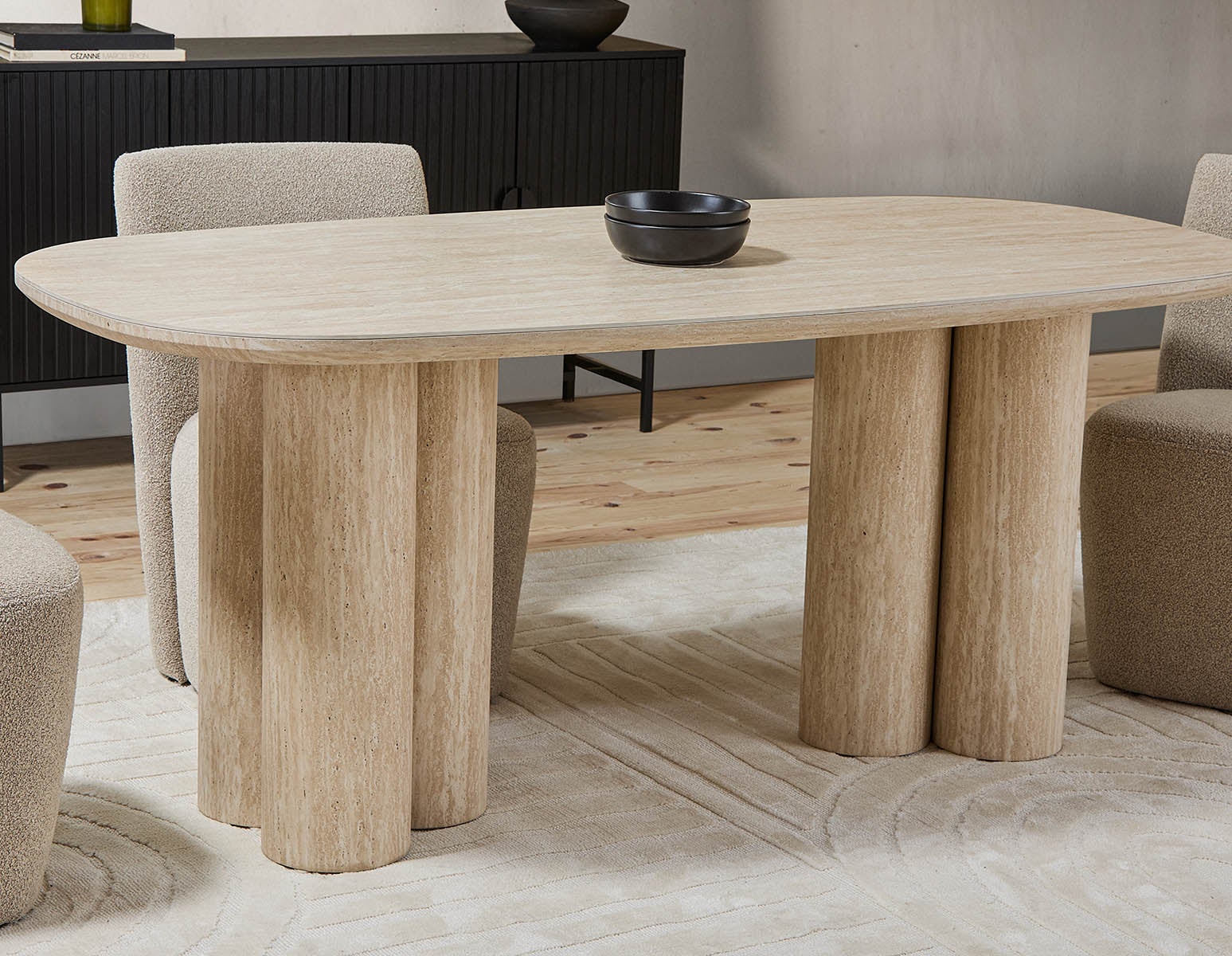 ARVARA modern scandinavian dining table 180 cm undefined
