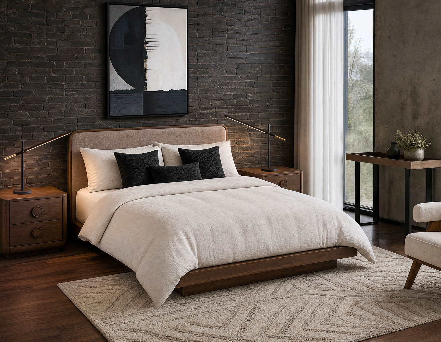 NOEMI floating queen size bed undefined