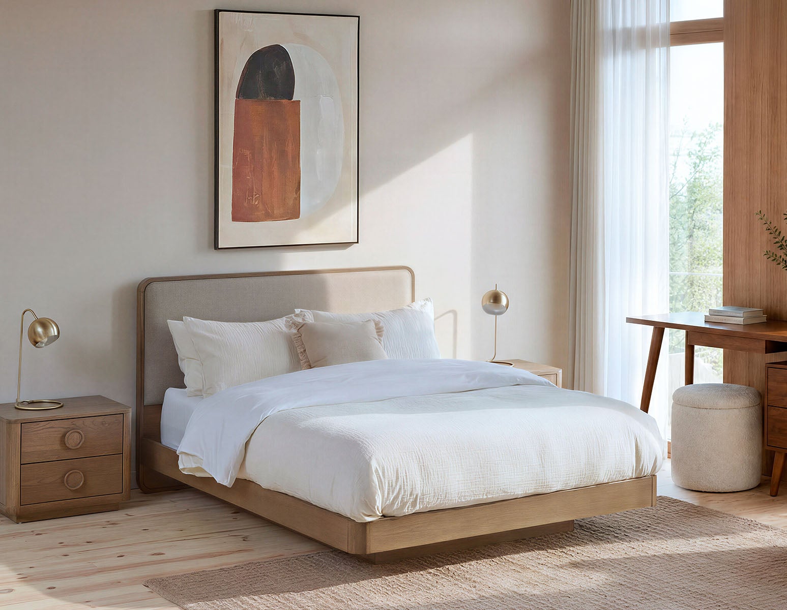 NOEMI floating queen size bed undefined