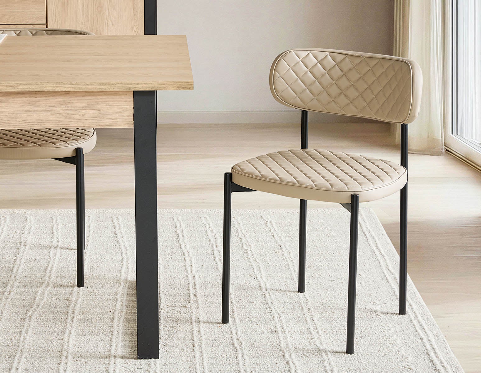 BERN mid-century modern dining chair undefined