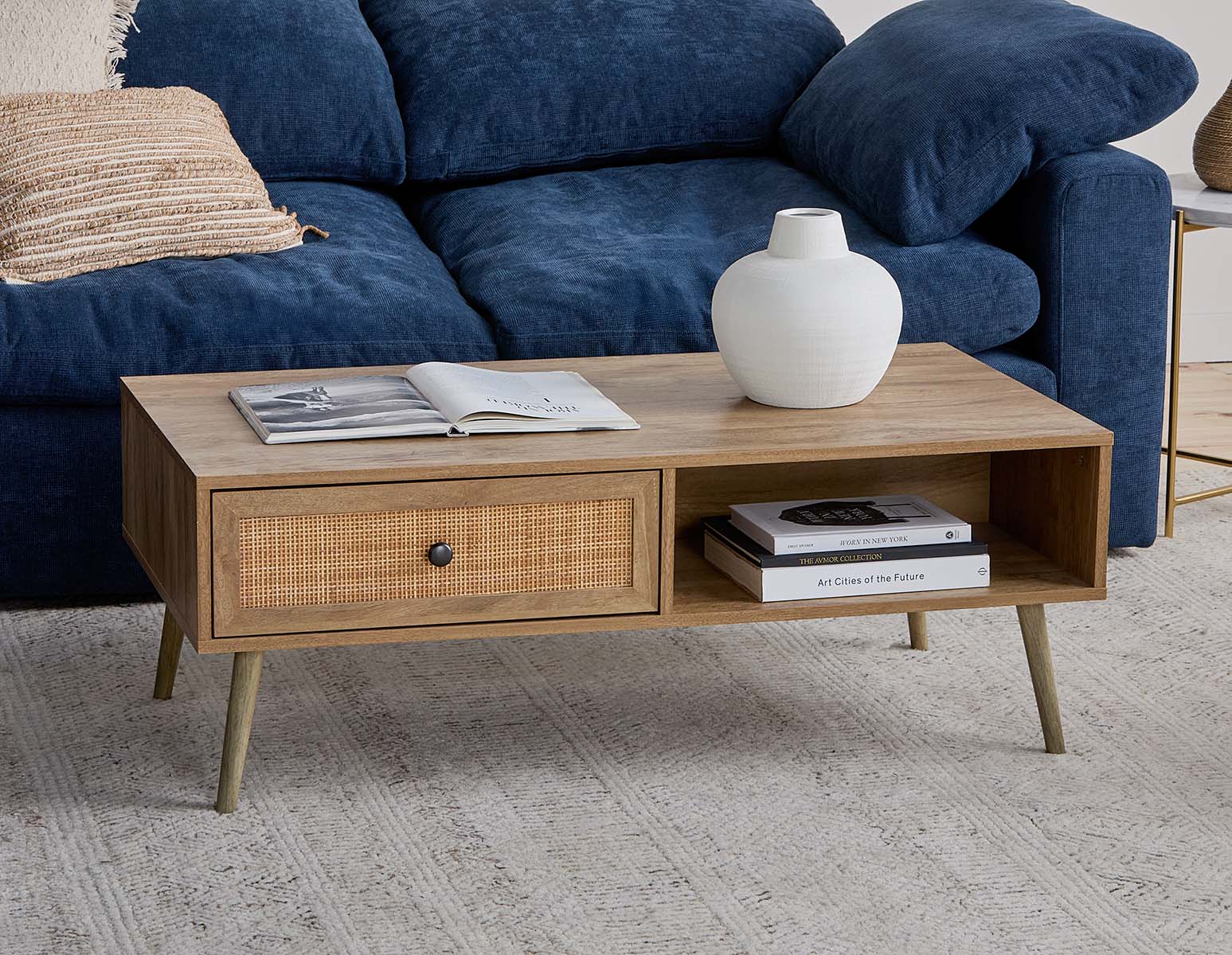 JETT coffee table with storage 110 cm undefined