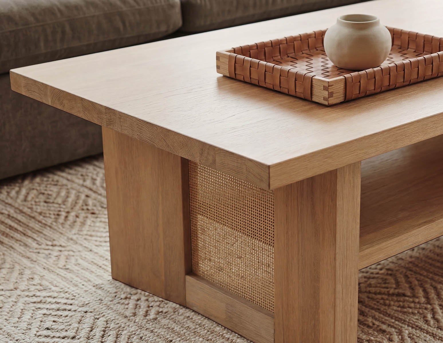GILLIS modern farmhouse coffee table undefined