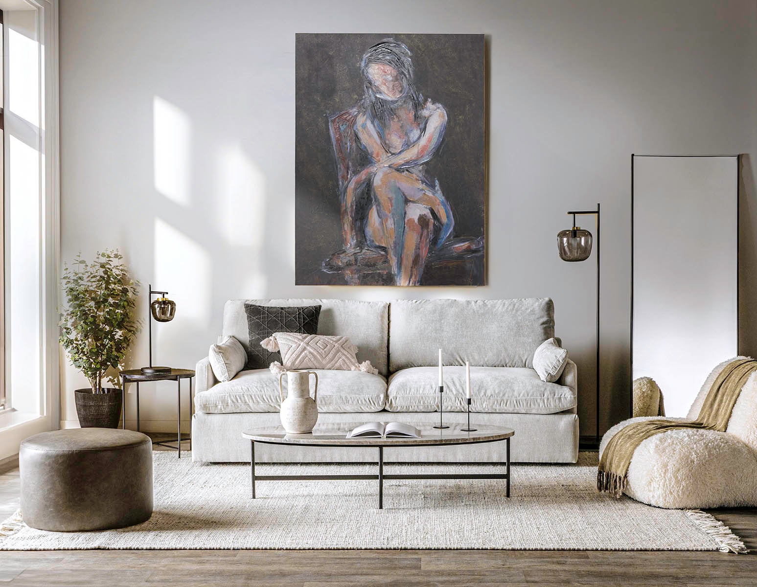 OPHELIA acrylic painting 120 x 160 cm undefined