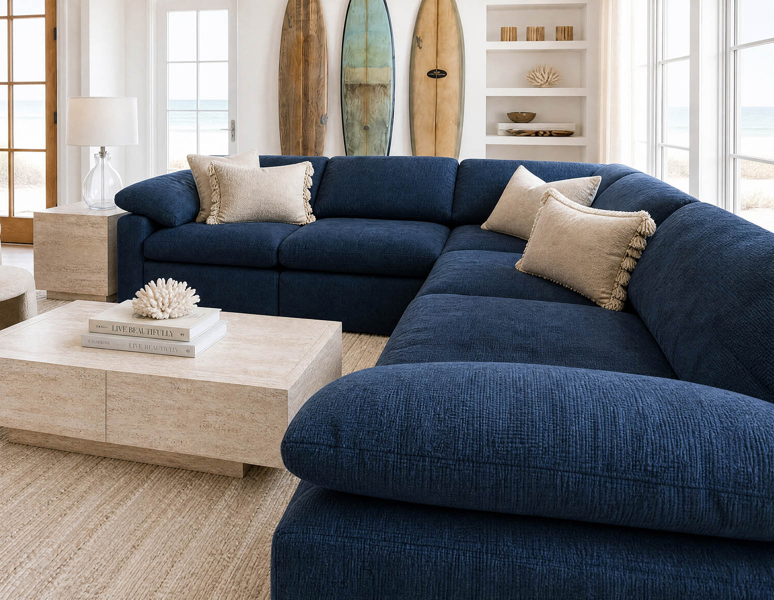 HELIO contemporary modular sectional sofa undefined