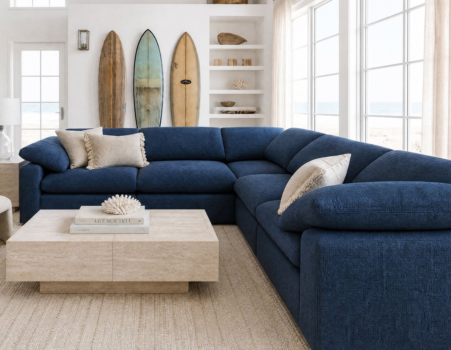HELIO contemporary modular sectional sofa undefined