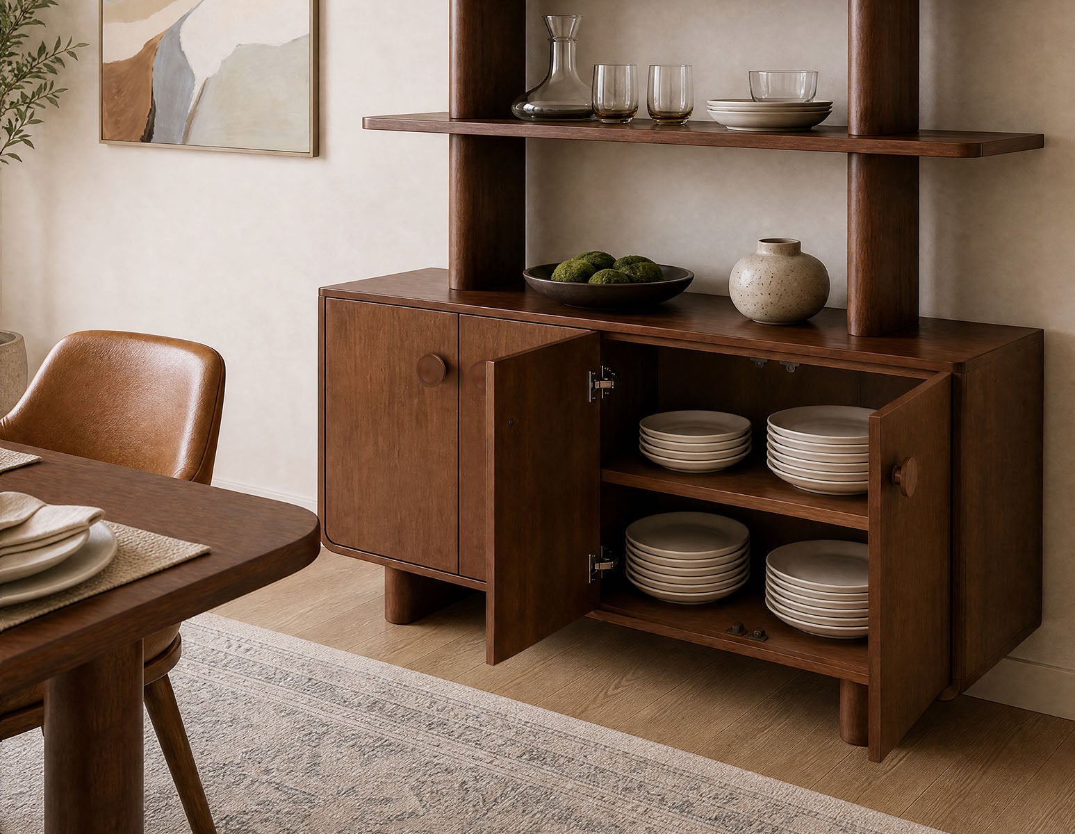 PALMO modern-retro 4-door sideboard undefined