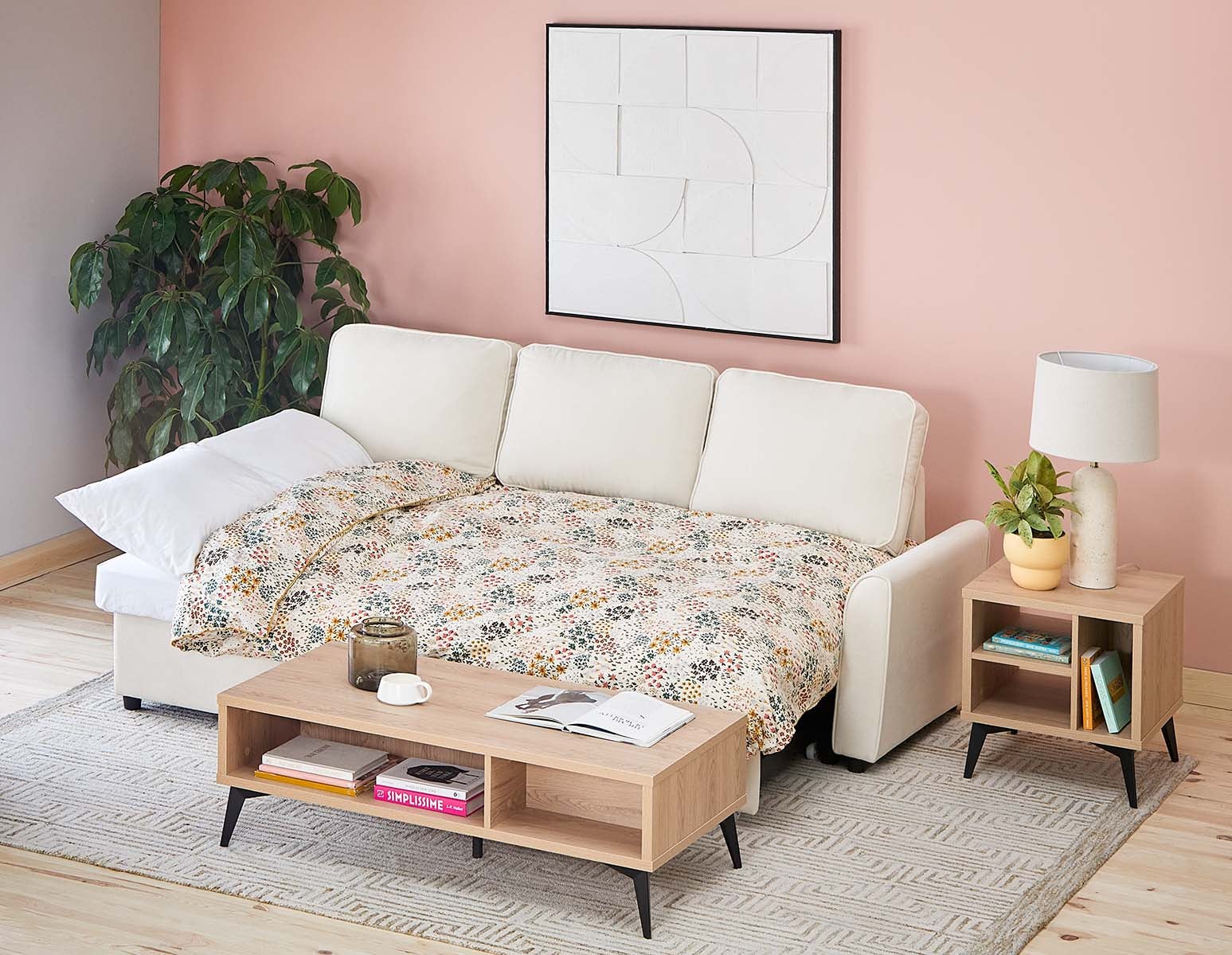 ALEX modern interchangeable sectional sofa-bed with storage undefined
