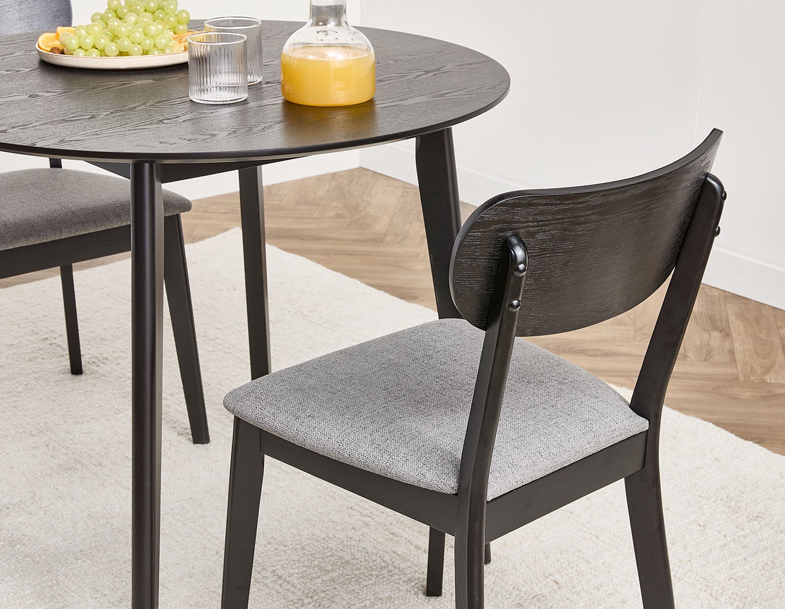 MONIKA mid-century modern 5-piece dining set undefined