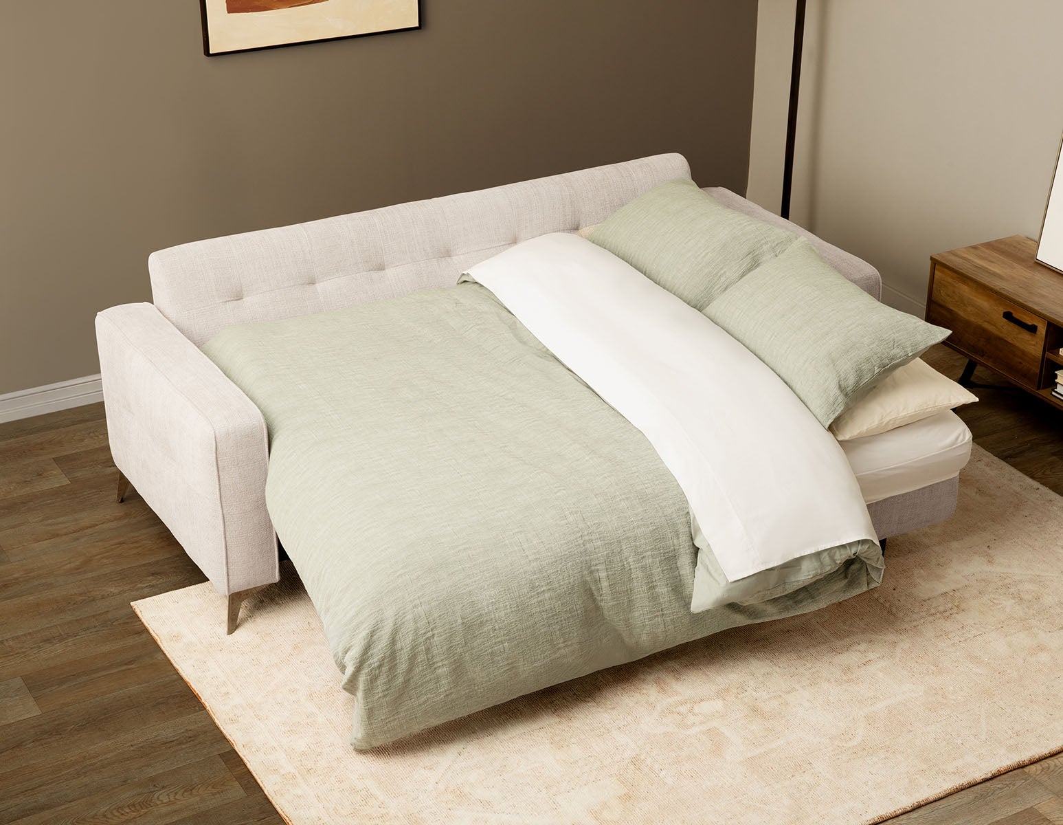 BRAD mid-century modern sofa-bed undefined