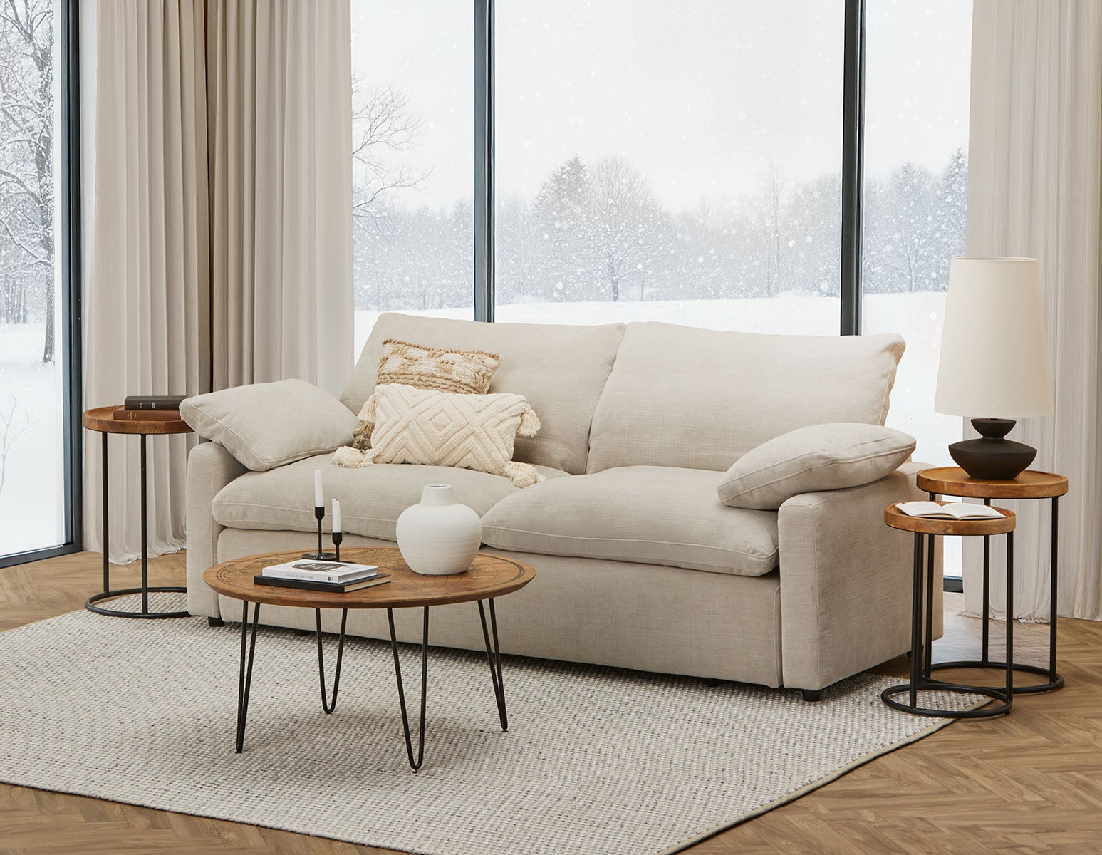 NATHALIE lampe de table 66 cm haut undefined