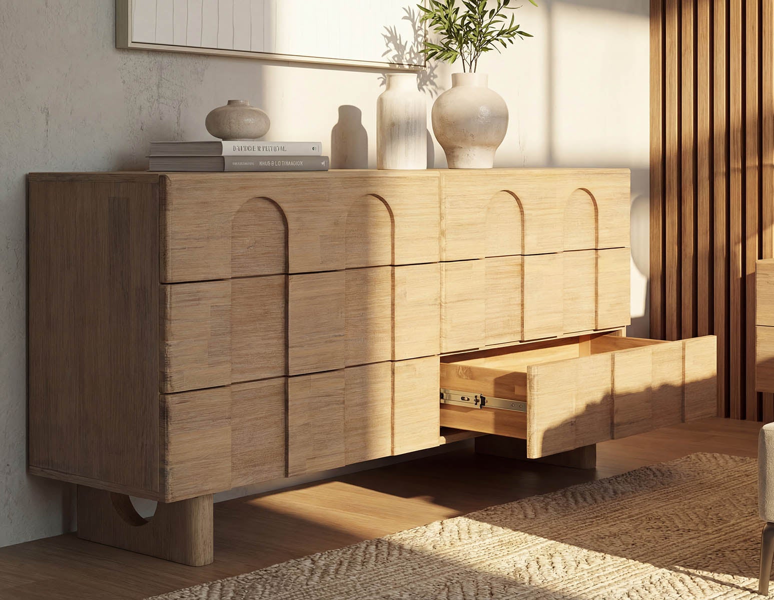 PRIYA elegant 6-drawer chest undefined