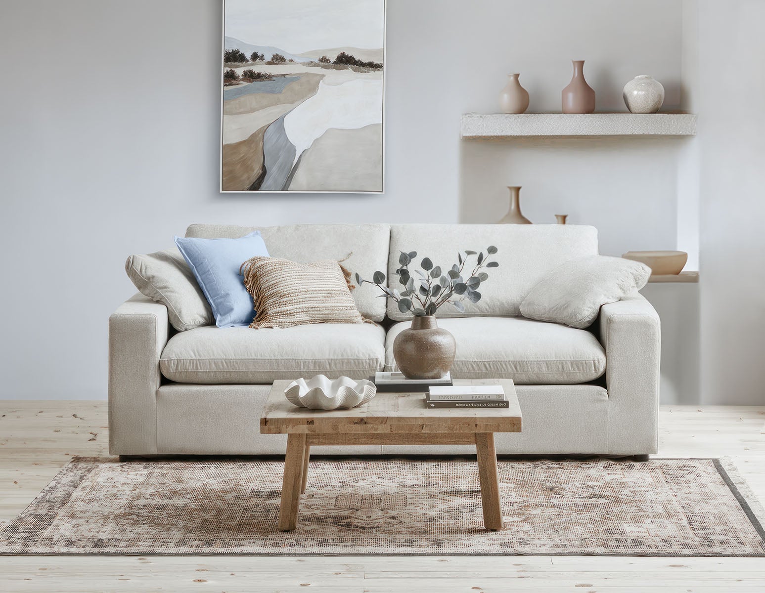 SOFT contemporary 3-seater sofa undefined