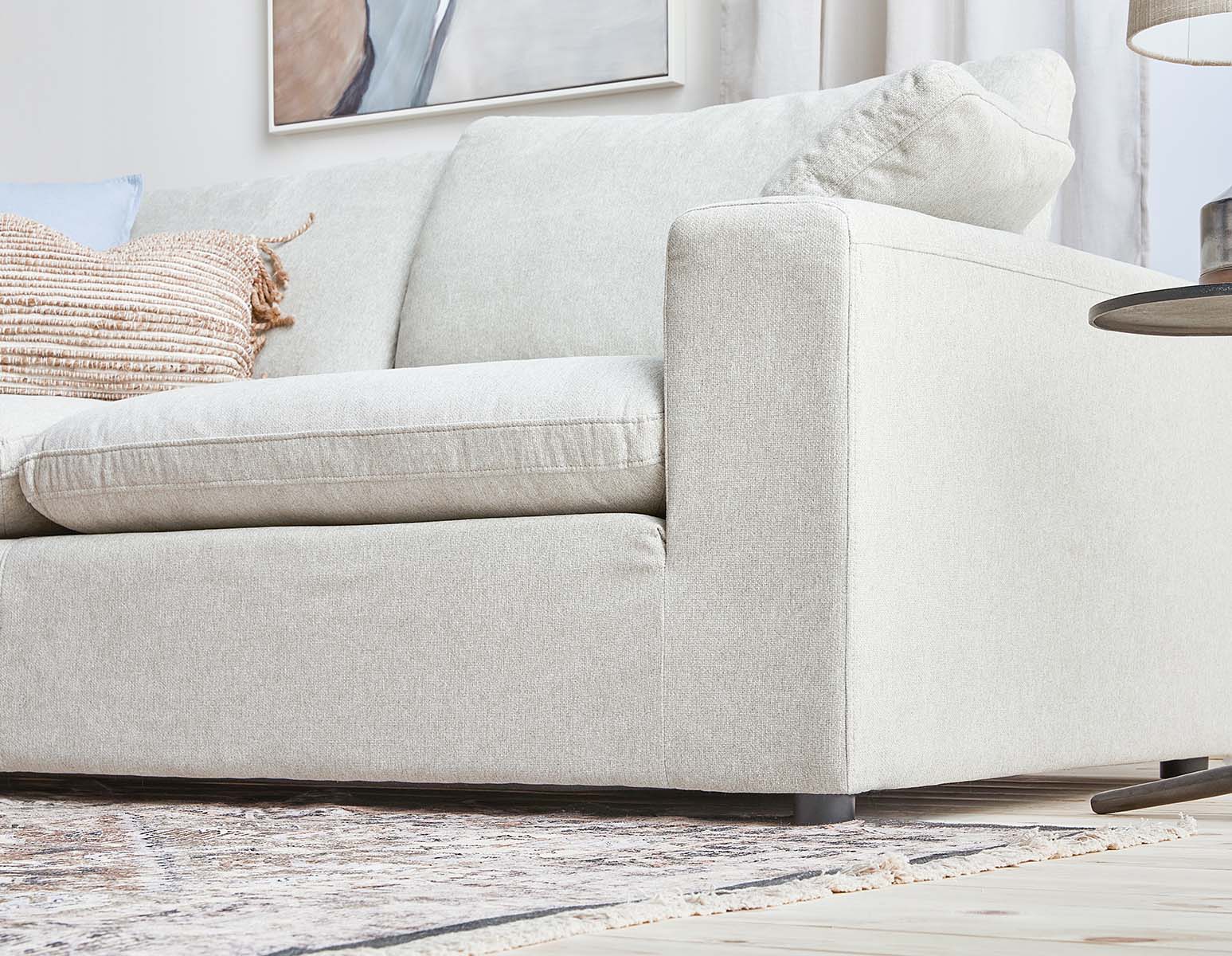 SOFT contemporary 3-seater sofa undefined