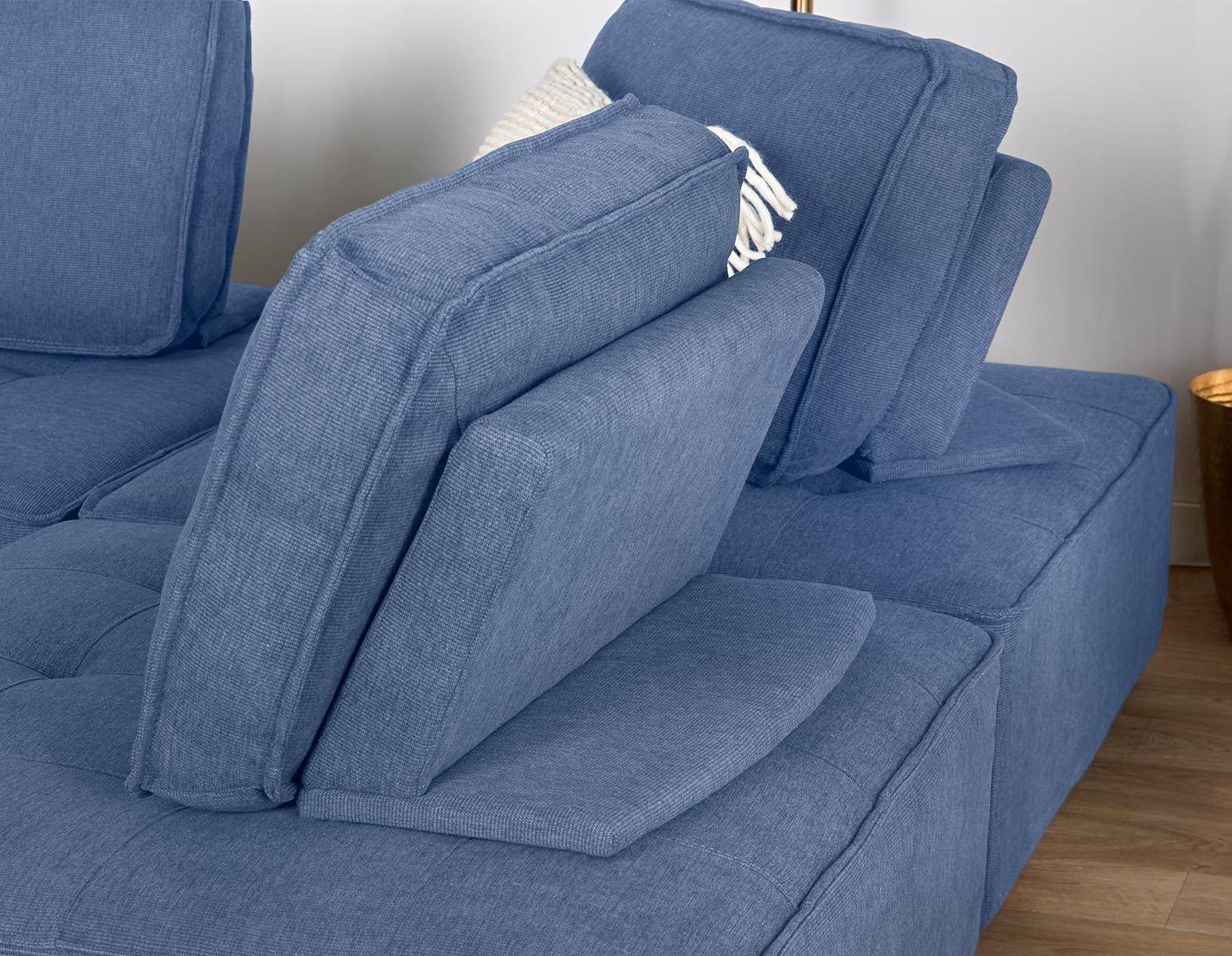 LEON canapé d'angle modulaire moderne s'adapte à votre espace undefined