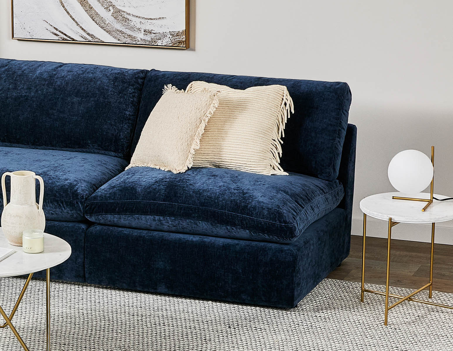CHABLIS modular armless sofa customize to fit your space undefined