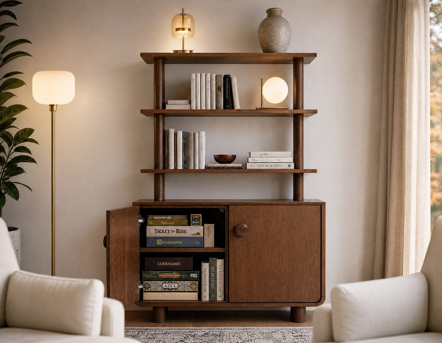 PALMO modern-retro 2-door sideboard undefined