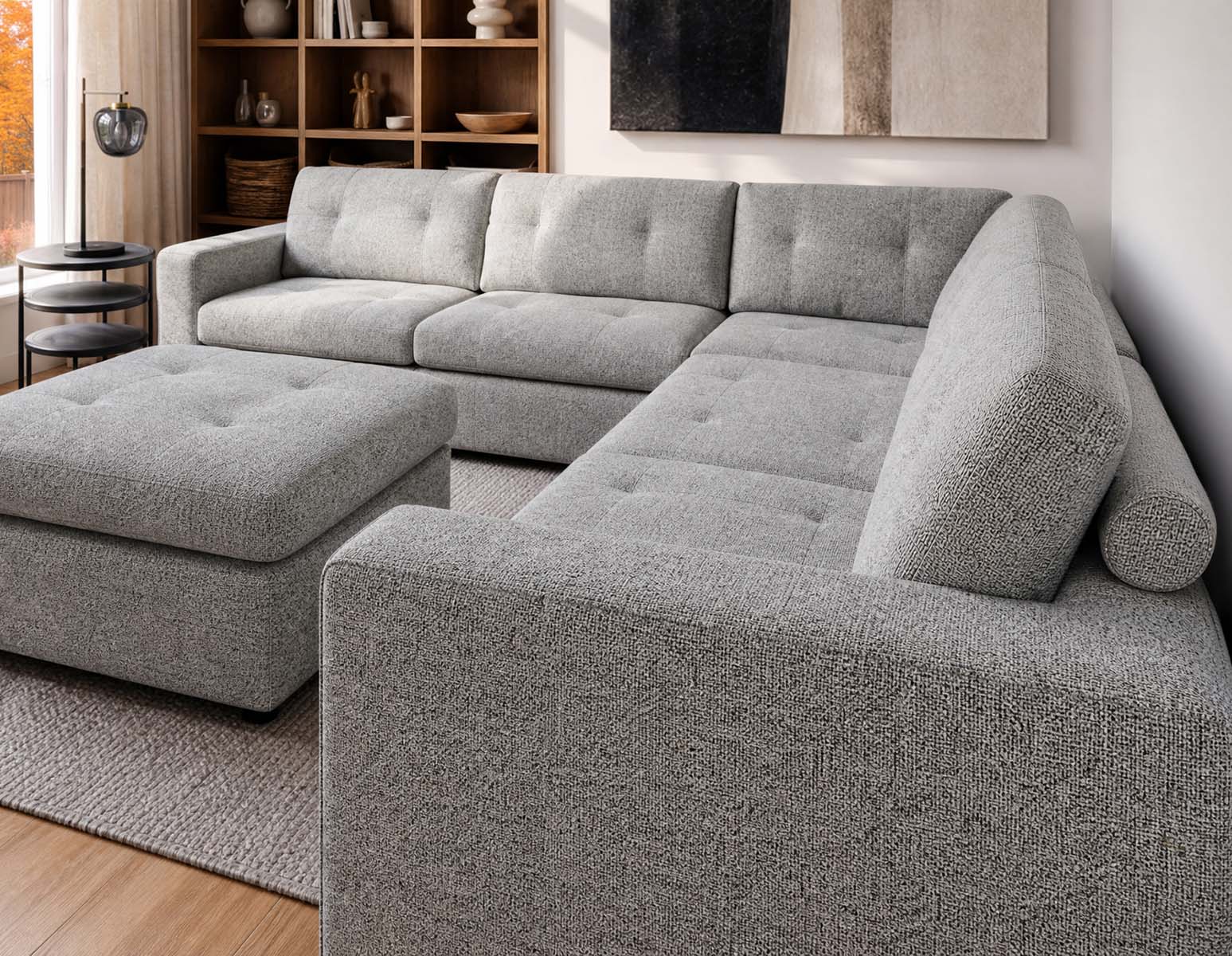 LEONIA contemporary sectional sofa undefined