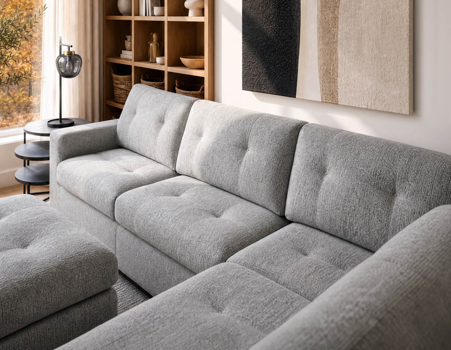 LEONIA contemporary sectional sofa undefined