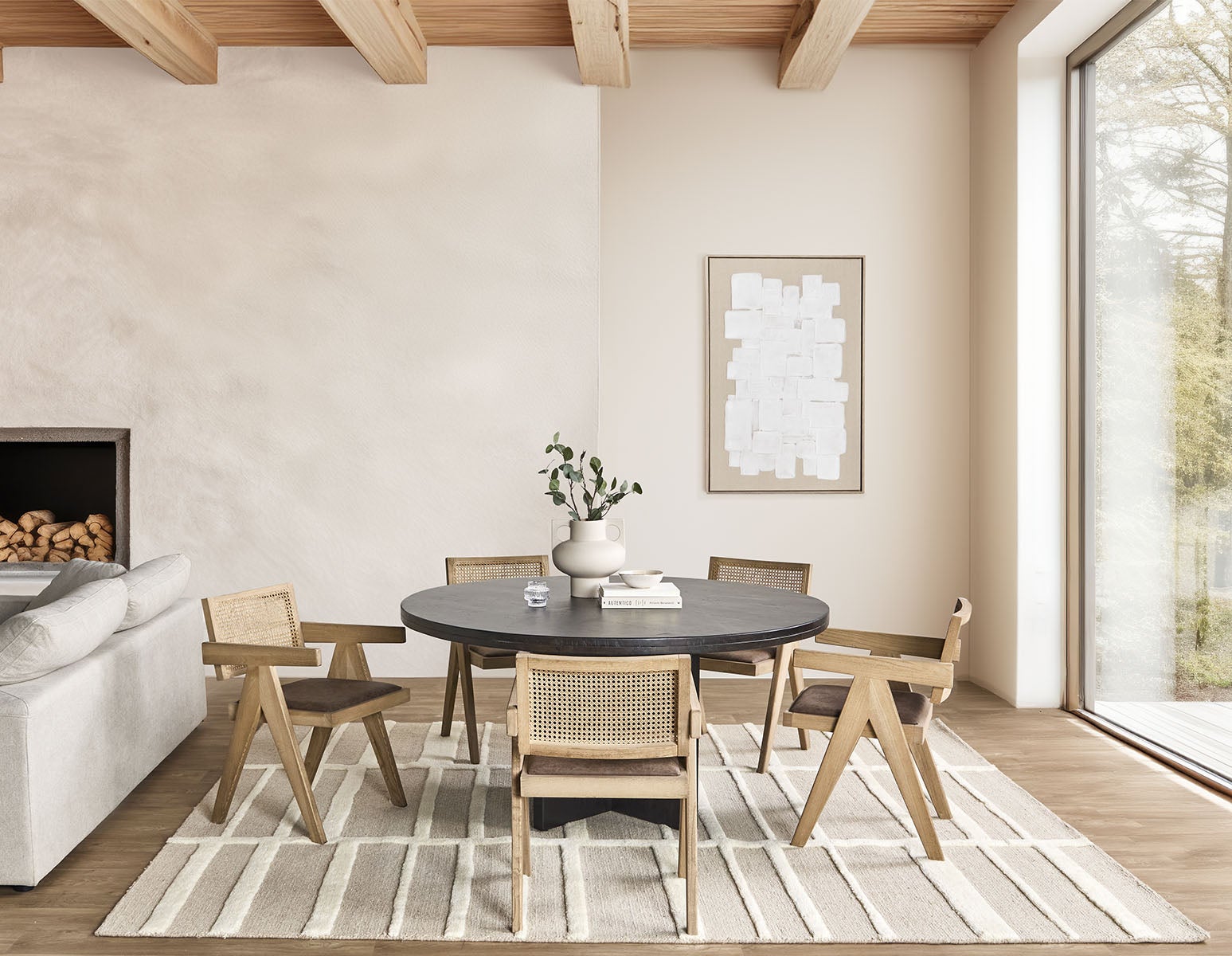 MISTRA table de salle à manger en bois recyclé 150 cm undefined