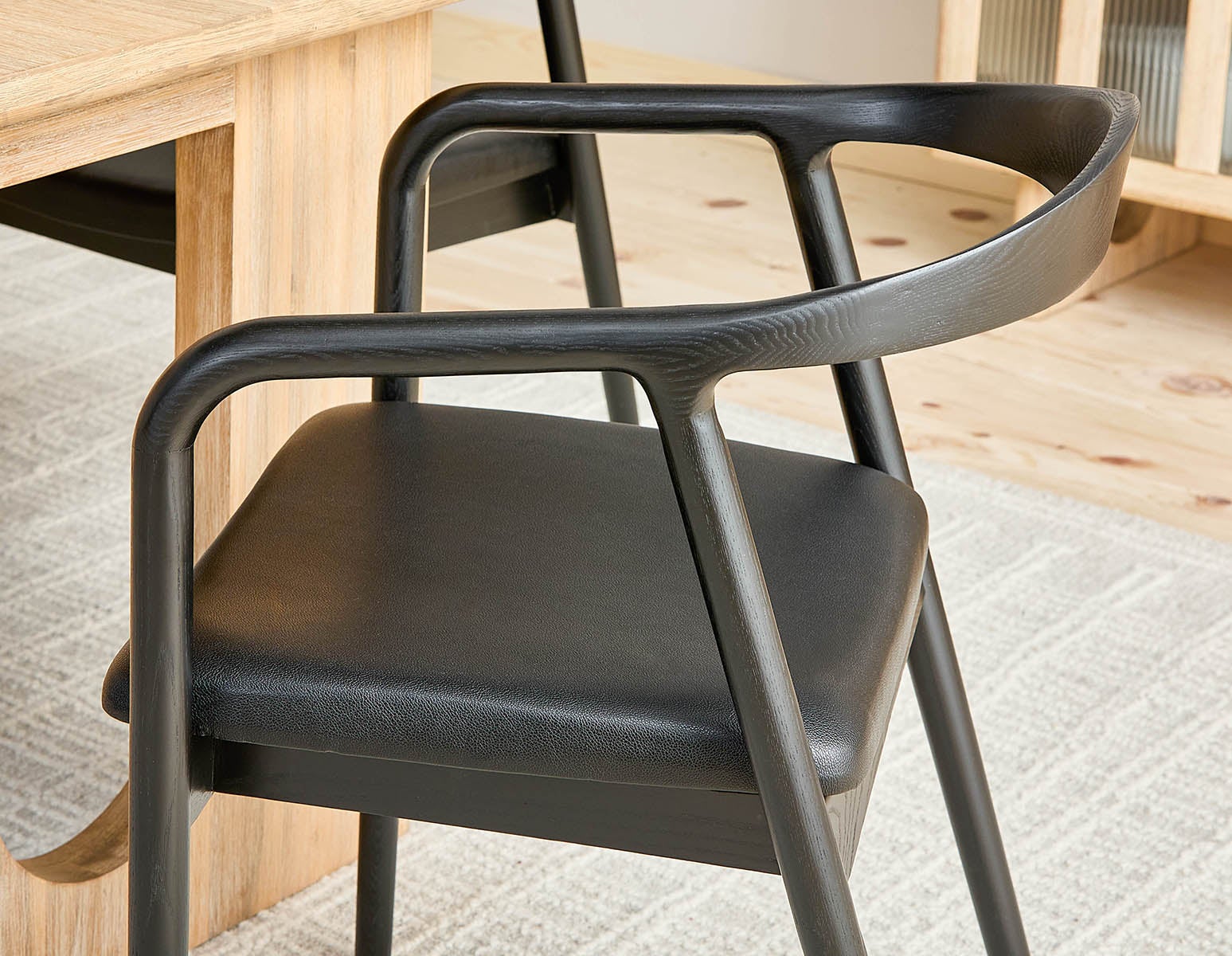 FREYA mid century modern dining chair undefined