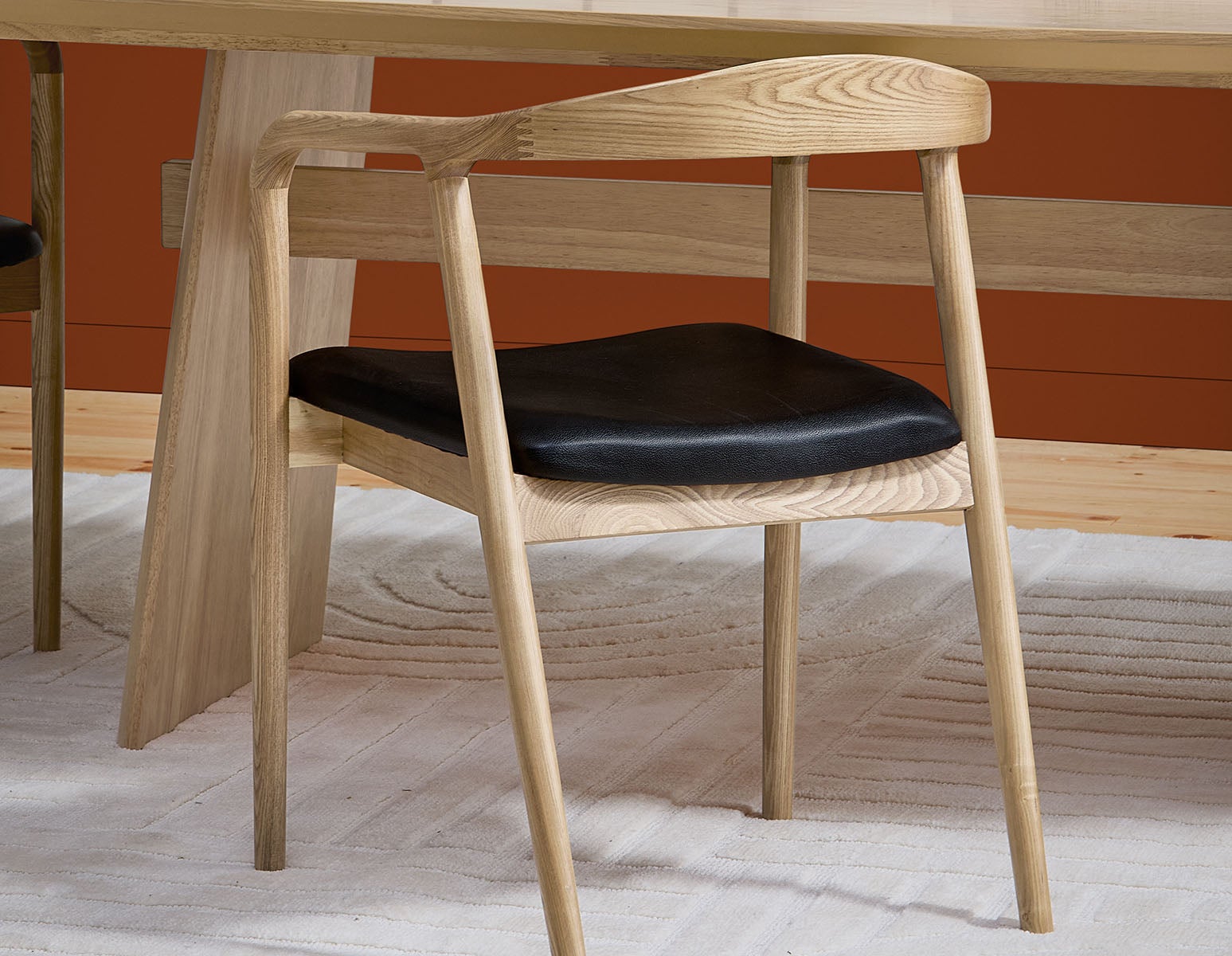 FREYA chaise de salle à manger moderne du milieu du siècle undefined