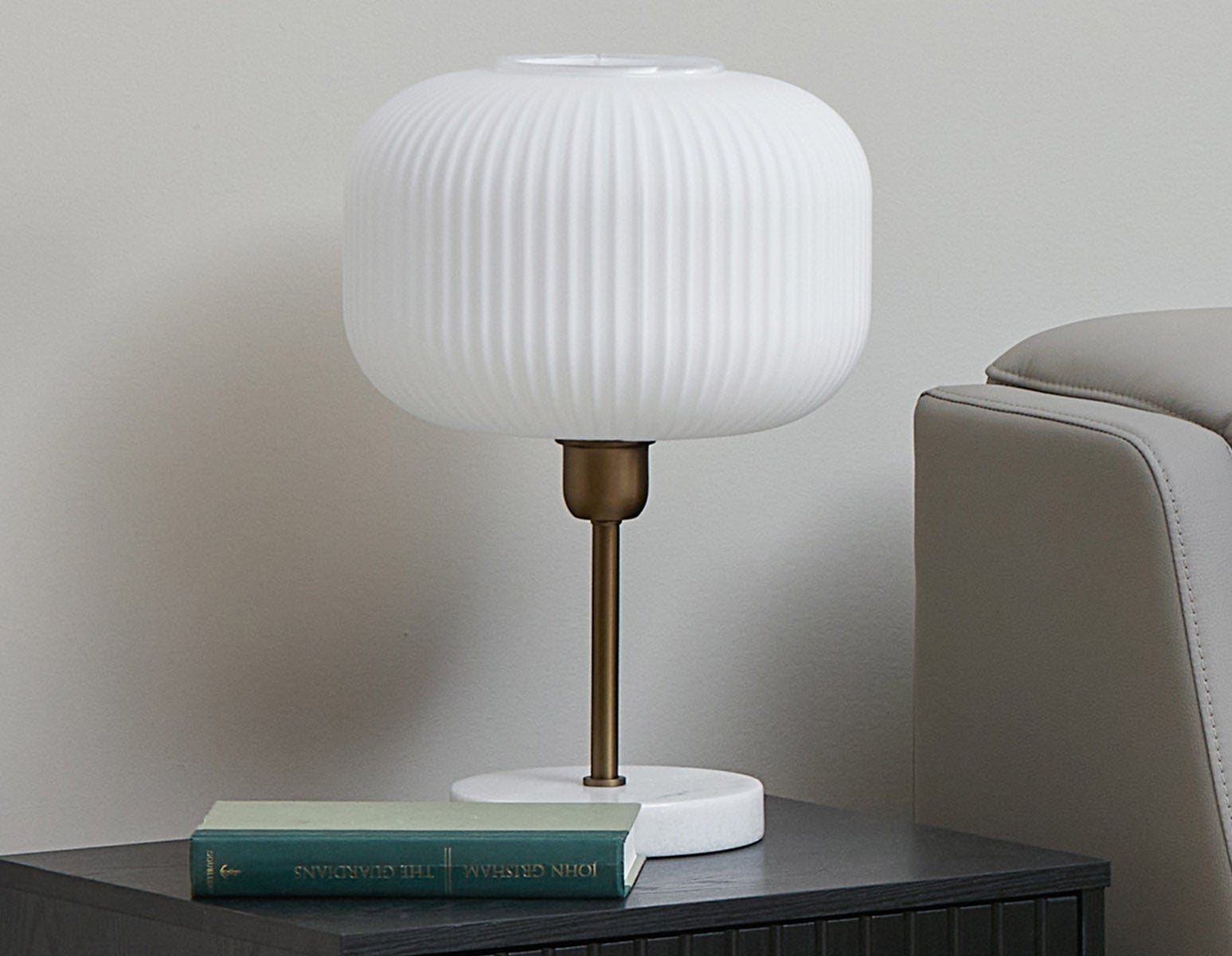 ILIANA table lamp with marble base 43 cm height undefined