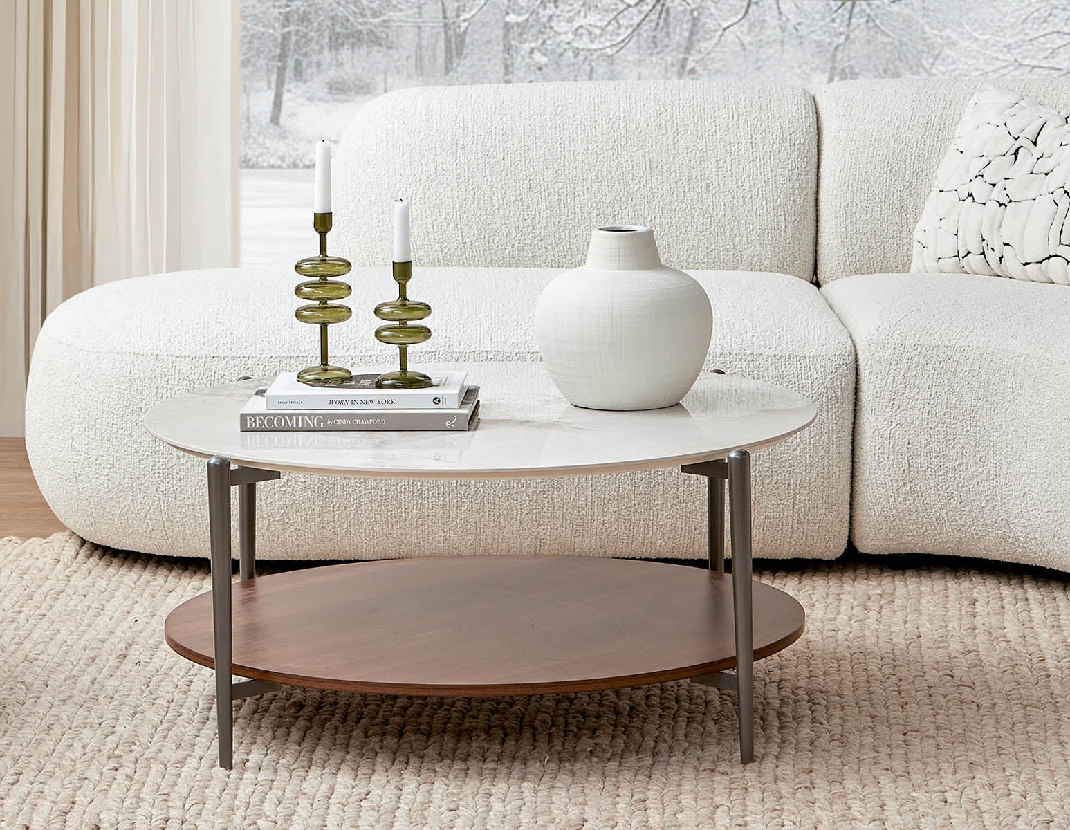 NAIROBI table basse en céramique 94 cm undefined