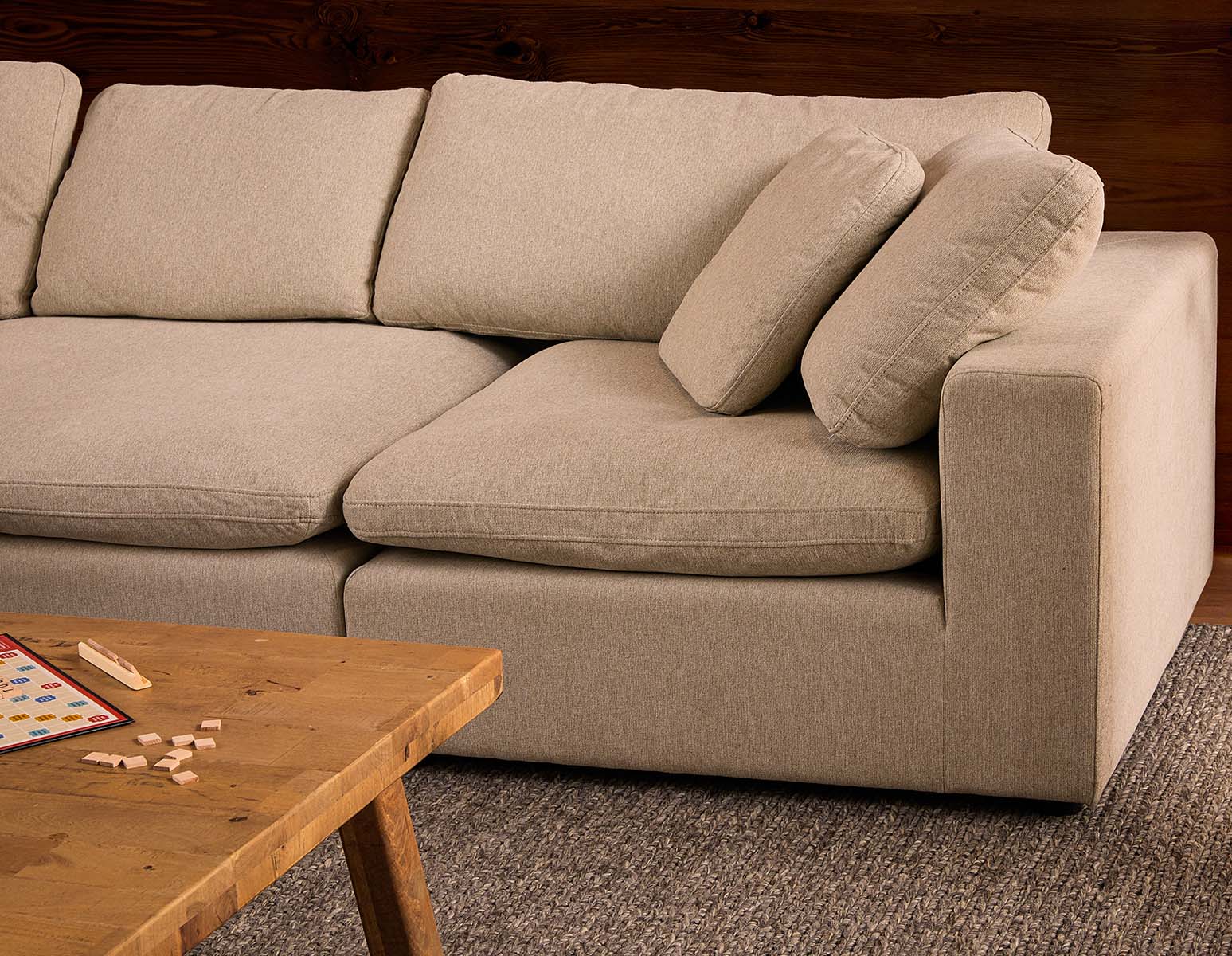 SOFT contemporary 5-pc modular sectional sofa undefined