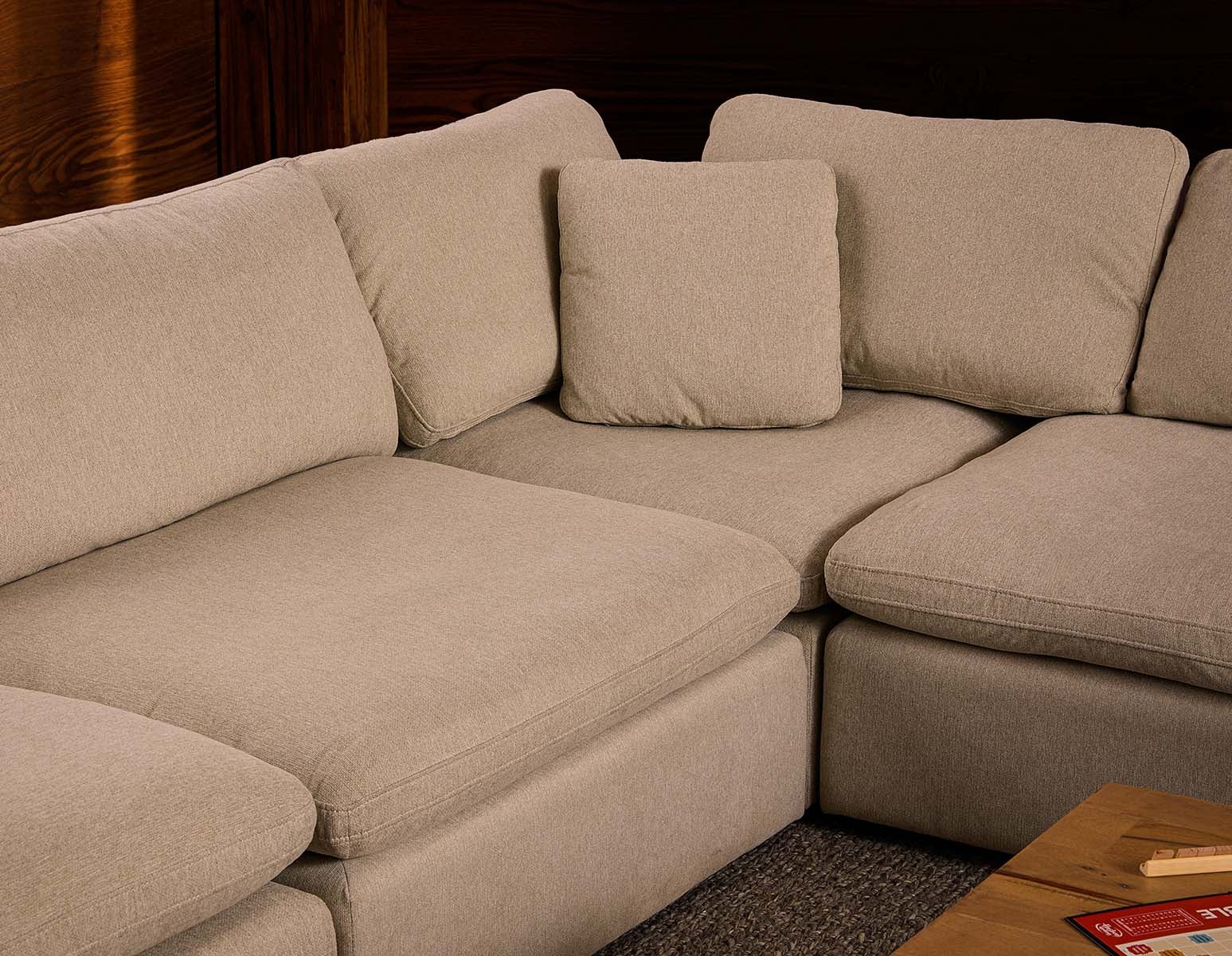 SOFT contemporary 5-pc modular sectional sofa undefined