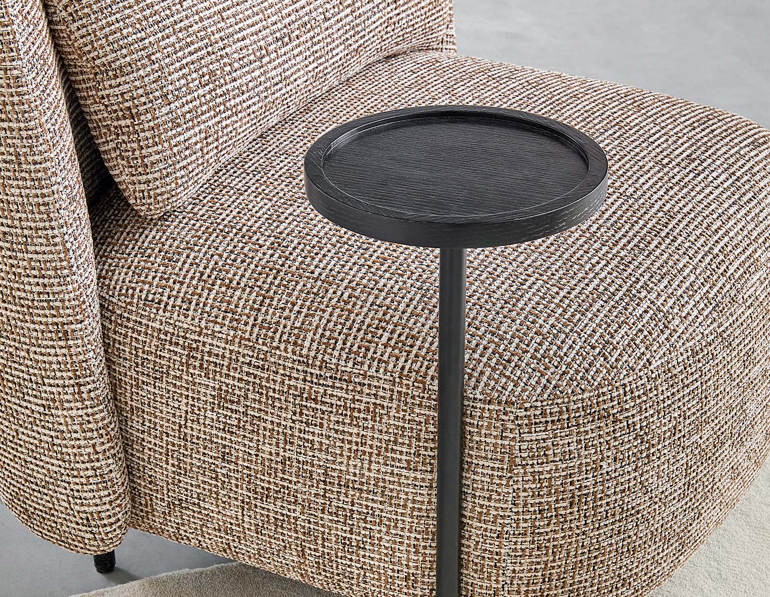 STIOLO accent chair with interchangeable drink stand undefined