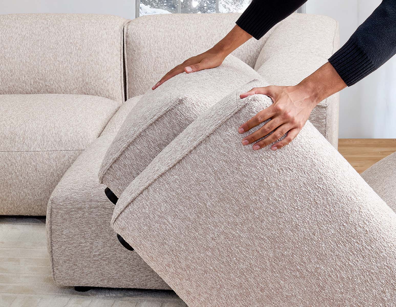 GABE Canapé d'angle modulaire 5-mcx pour appartement undefined
