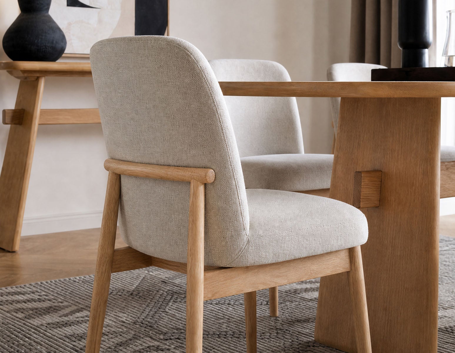 SOLENE modern scandinavian dining chair undefined