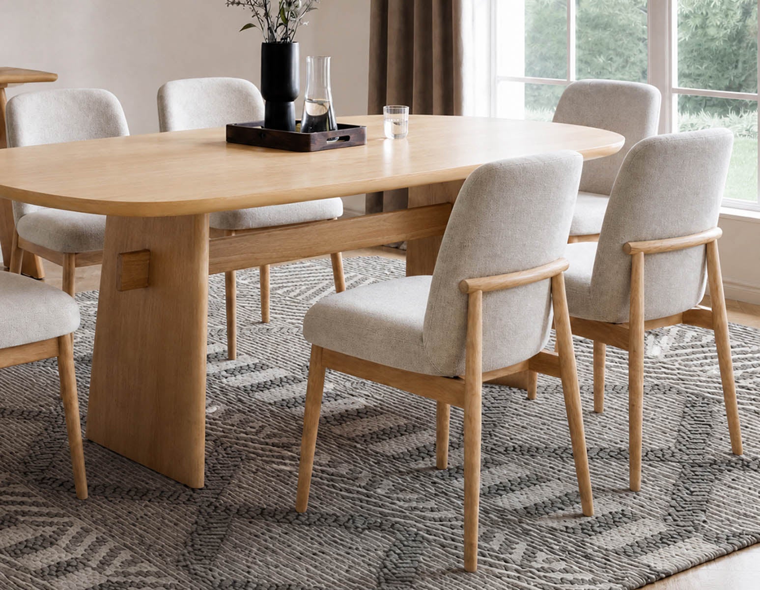 SOLENE modern scandinavian dining chair undefined