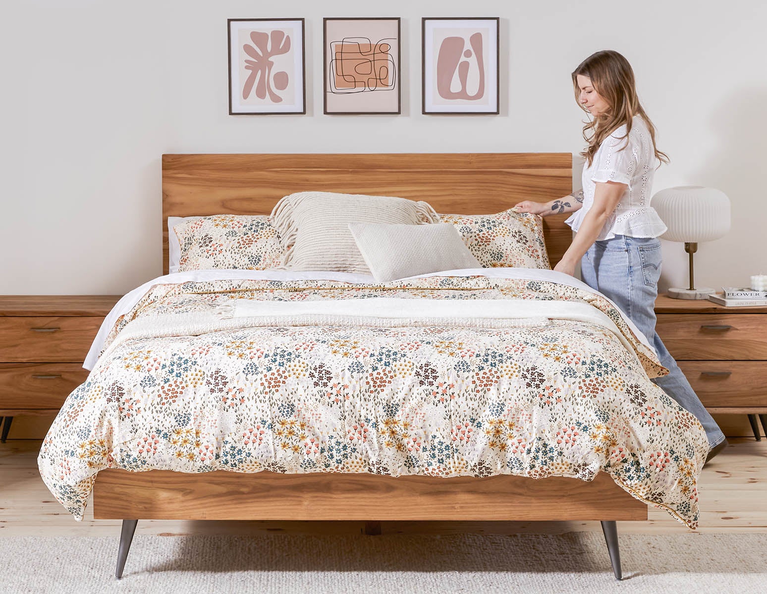 JENSON rosewood nightstand undefined