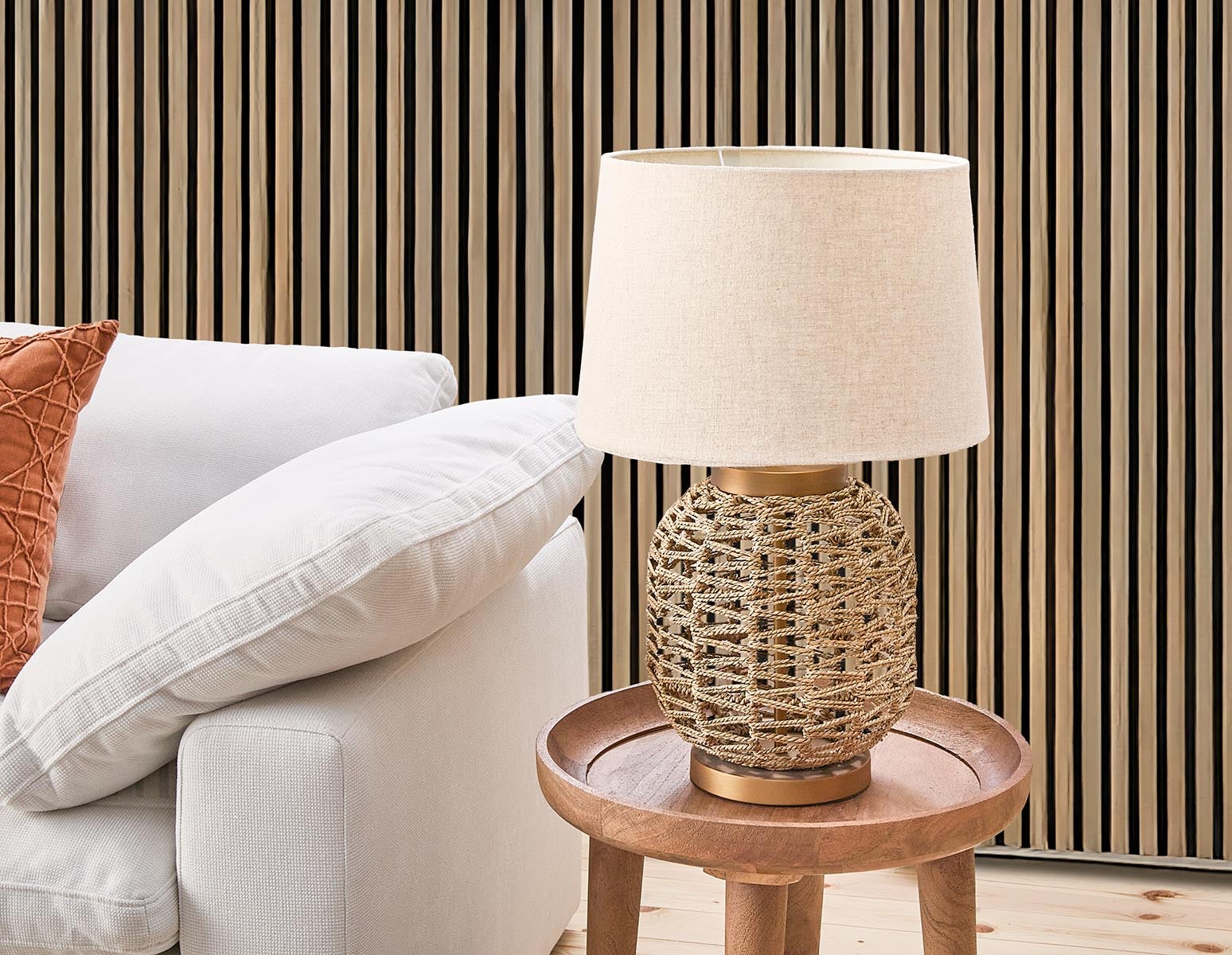 RODNEY hand-made rope table lamp 58 cm height undefined
