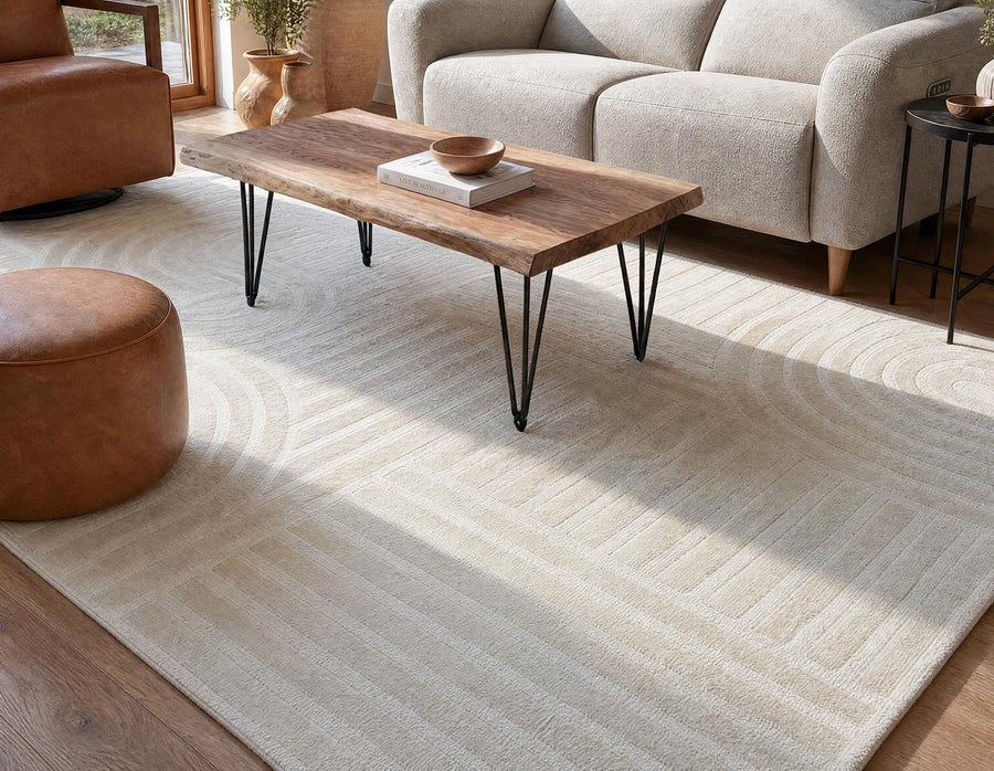 LANZO knitted rug 6'x9' undefined