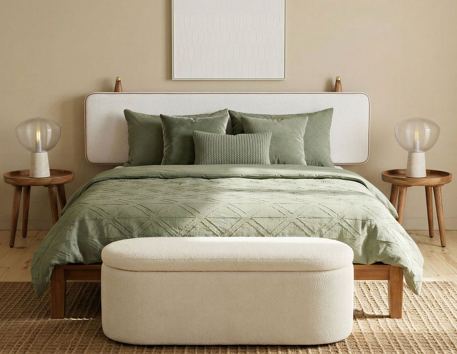 AMHERST 3-piece queen duvet cover set undefined
