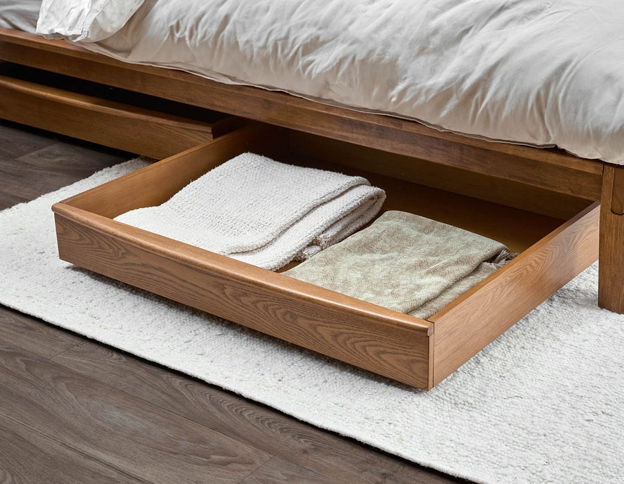 BENA bed storage drawer set of 2 with casters undefined
