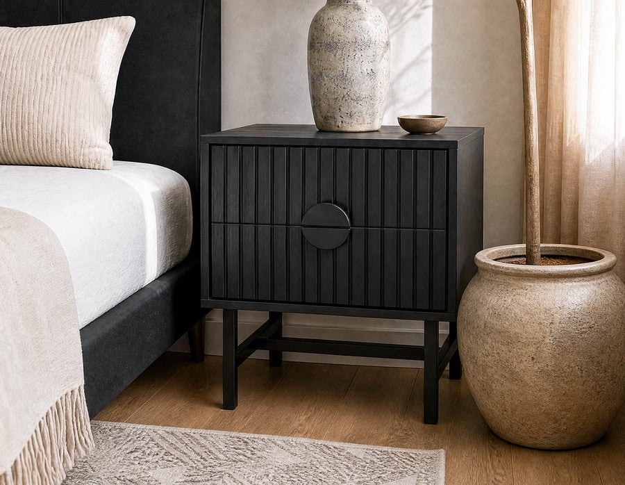 MONTANA modern 2-drawer nightstand undefined