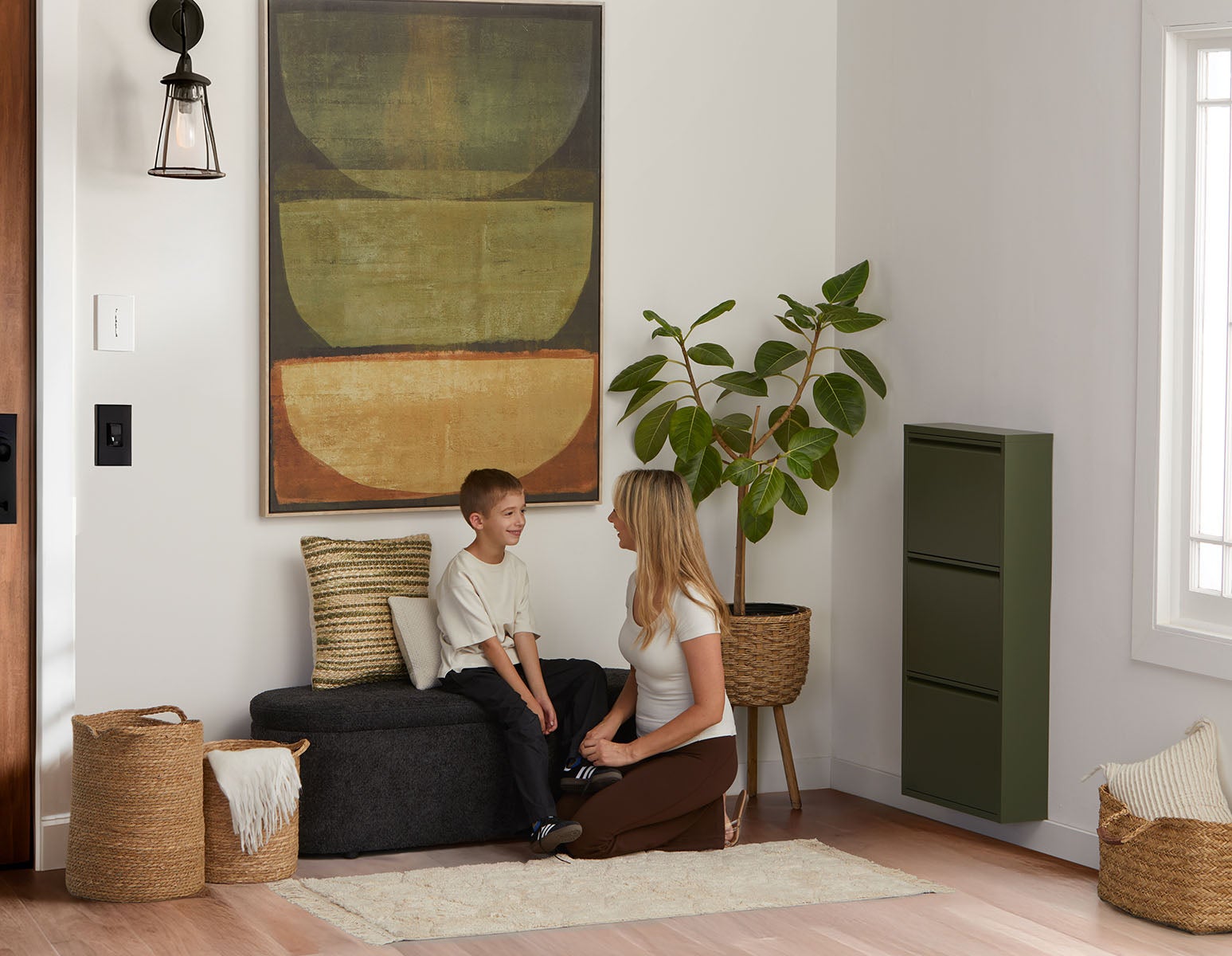 BERT modern 3-door shoe cabinet undefined