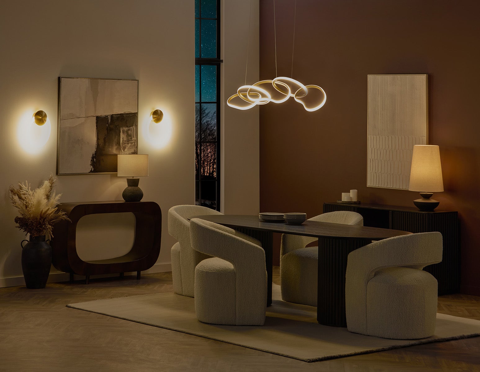 NATHALIE lampe de table 66 cm haut undefined
