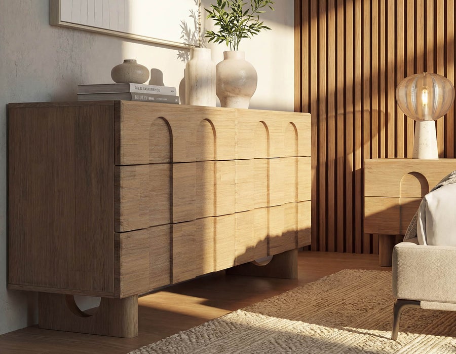 PRIYA elegant 6-drawer chest undefined