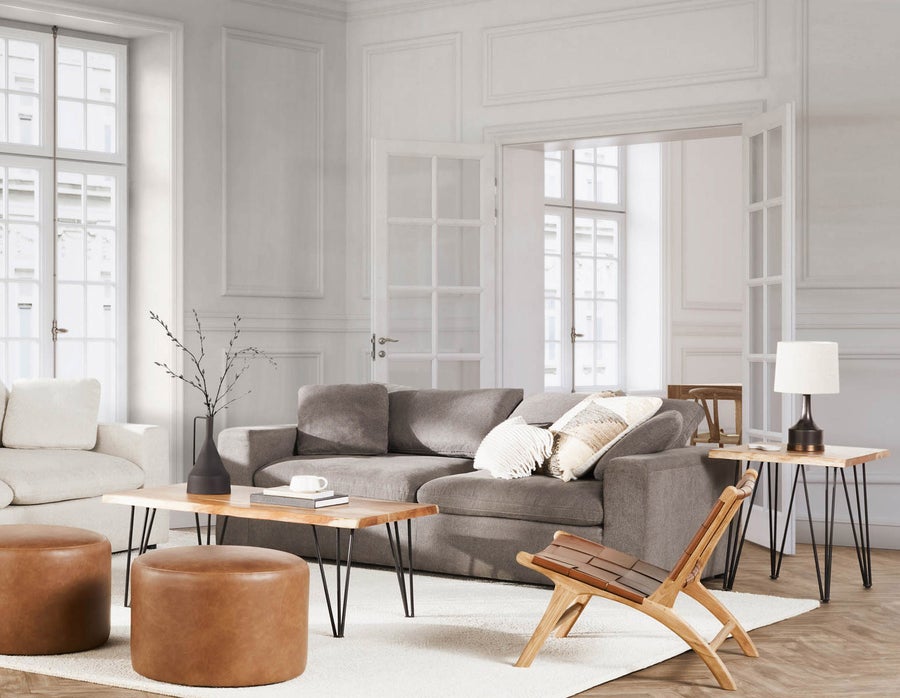 SOFT contemporary 3-seater sofa undefined