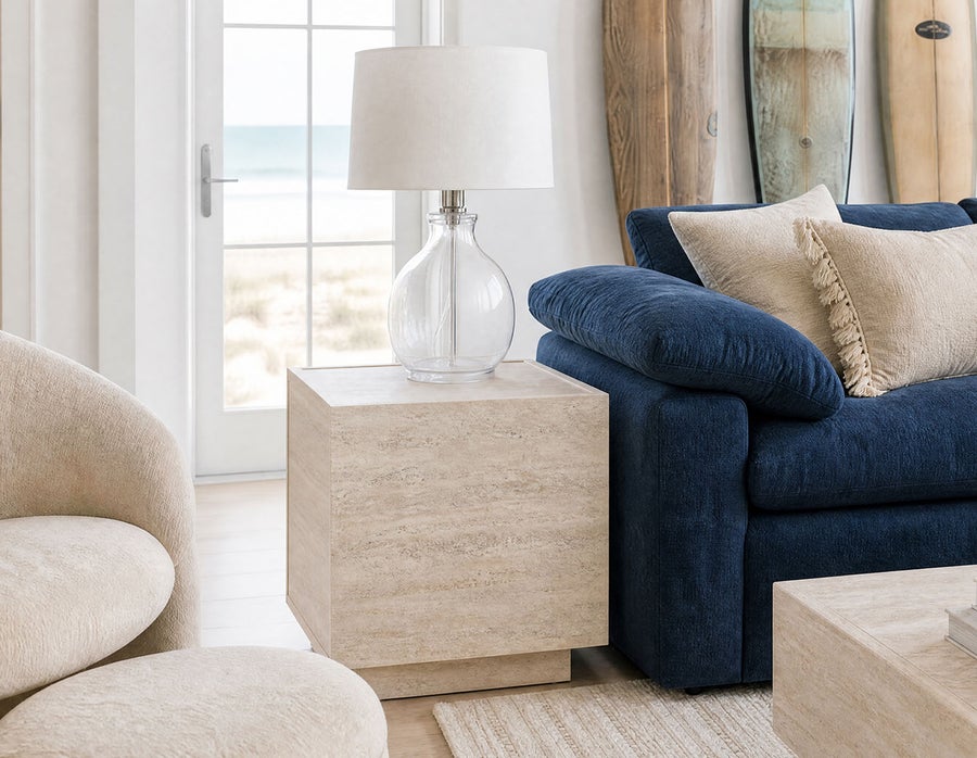 TRAVINE table d'appoint avec rangement dissimulé undefined